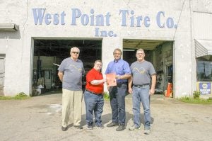 tire dealers donate to valley haven fundraiser valley times news valley times news tire dealers donate to valley haven