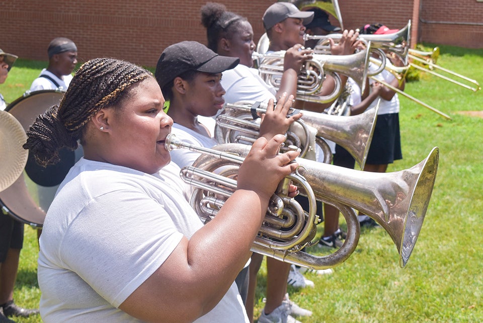 LaFayette High School band starts training for season - Valley Times
