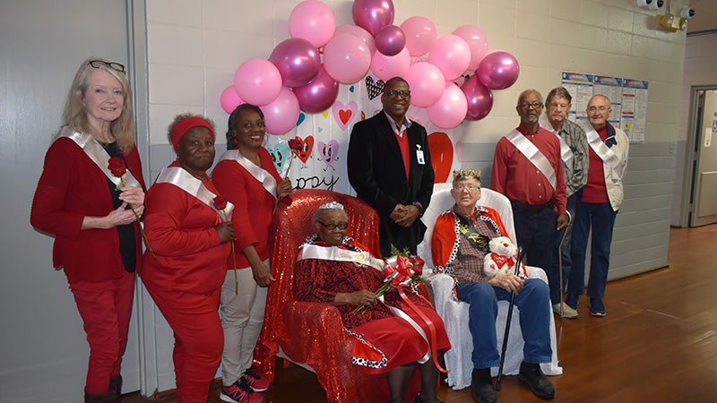 Seniors Celebrate Valentine's Day