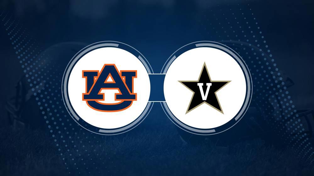 Auburn vs. Vanderbilt: Odds, spread, and over/under - Nov. 2