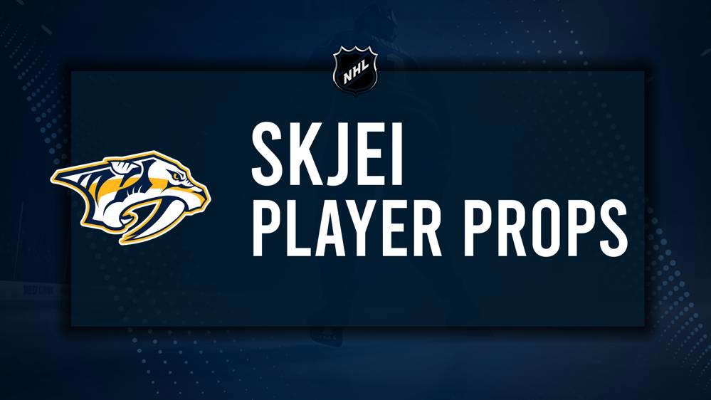 Brady Skjei Player Prop Bets for the Predators vs. Oilers Game - October 31