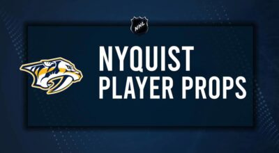 Gustav Nyquist Player Prop Bets for the Predators vs. Oilers Game - October 31