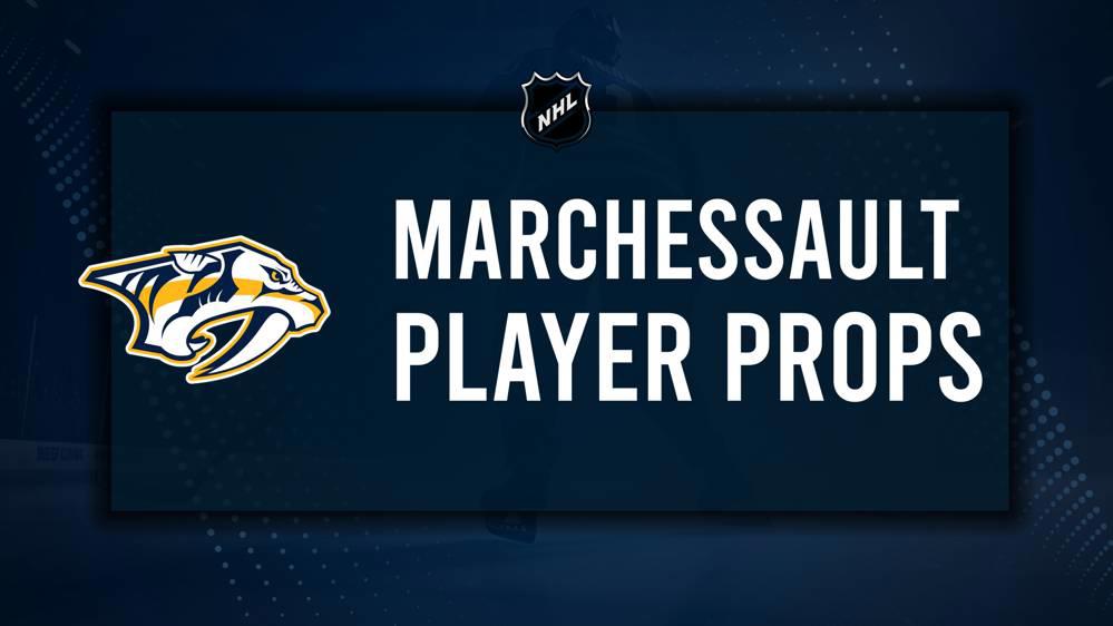 Jonathan Marchessault Player Prop Bets for the Predators vs. Red Wings Game - October 19