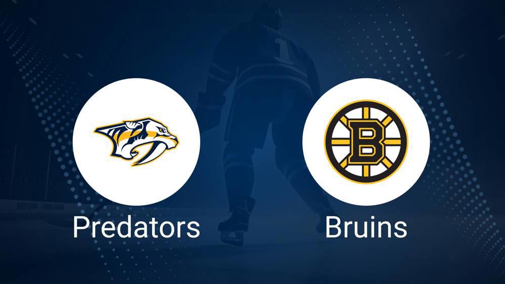 Predators vs. Bruins Injury Report Today - October 22