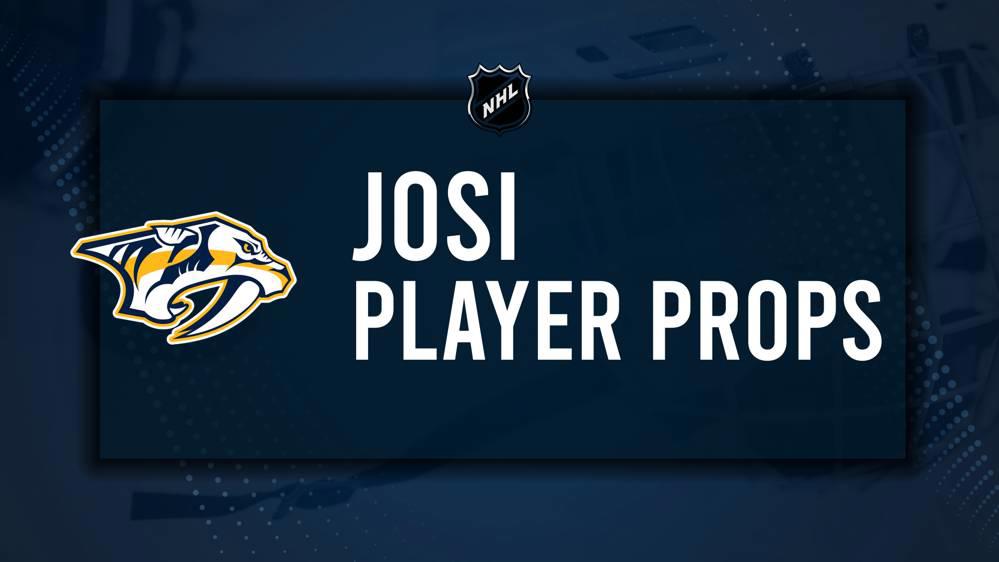 Roman Josi Player Prop Bets for the Predators vs. Red Wings Game - October 12