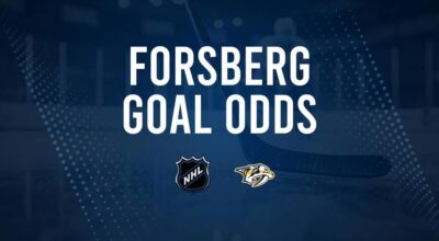 Will Filip Forsberg Score a Goal Against the Blackhawks on October 25?