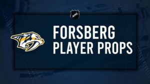 Filip Forsberg Player Prop Bets for the Predators vs. Avalanche Game - November 11