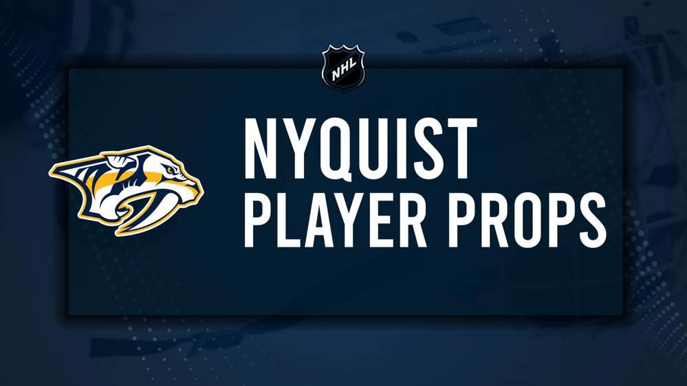 Gustav Nyquist Player Prop Bets for the Predators vs. Avalanche Game - November 11