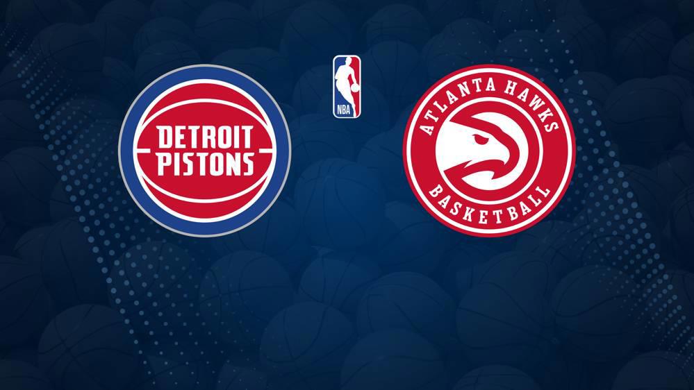 How to Watch the Pistons vs. Hawks Game: Streaming & TV Channel Info for November 8