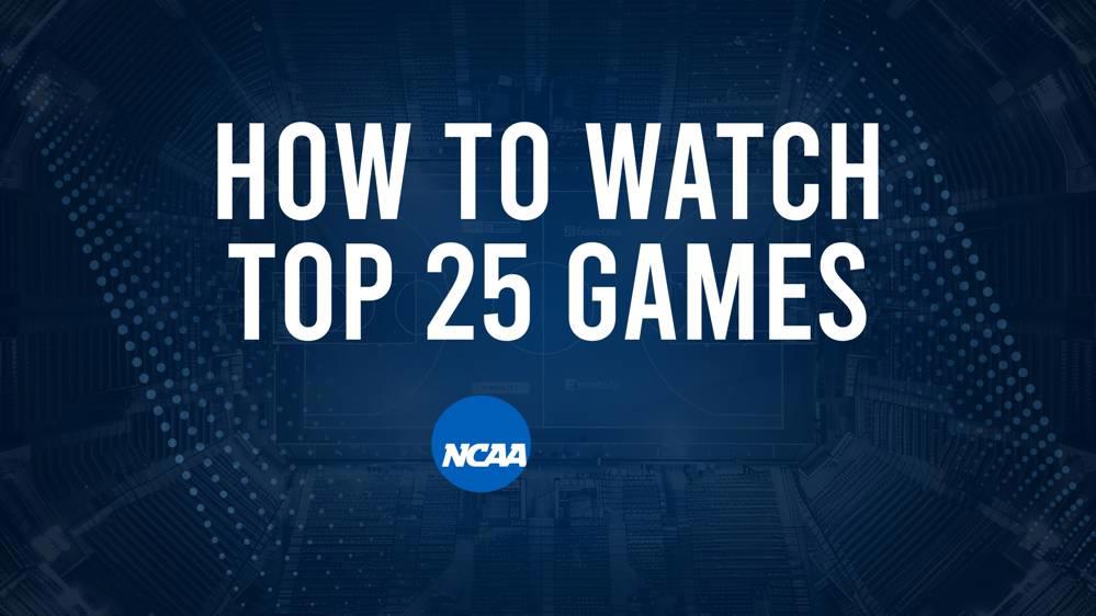 How to Watch Top 25 College Basketball Games - Friday, November 22