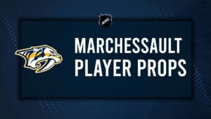 Jonathan Marchessault Player Prop Bets for the Predators vs. Canucks Game - November 17