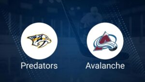 Predators vs. Avalanche Injury Report Today - November 2