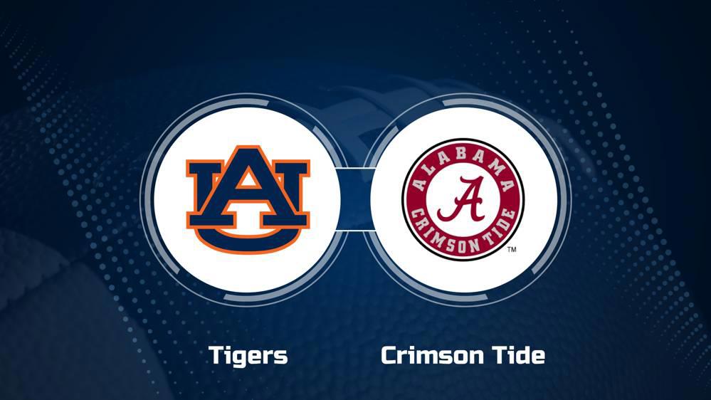 Where to Watch Auburn vs. Alabama on TV or Streaming Live - Nov. 30