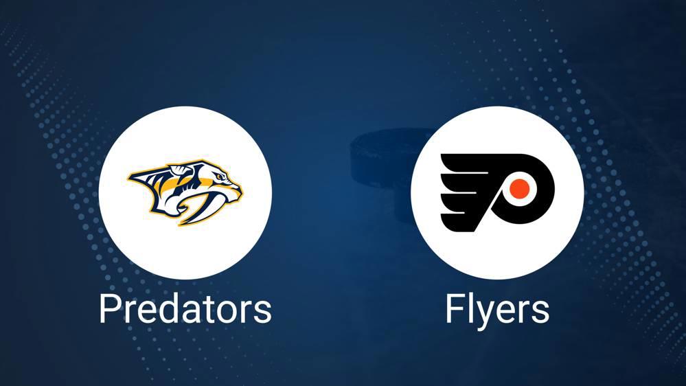 Where to Watch Nashville Predators vs. Philadelphia Flyers on TV or Streaming Live - November 27