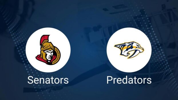 How To Pick The Senators Vs. Predators Game With Odds, Spread, Betting ...