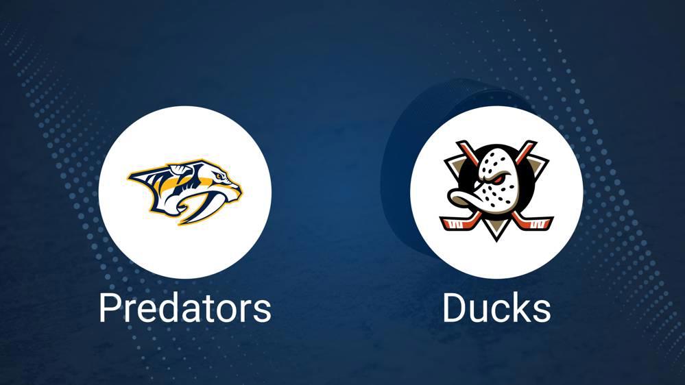 How to Pick the Predators vs. Ducks Game with Odds, Spread, Betting Line and Stats – January 25