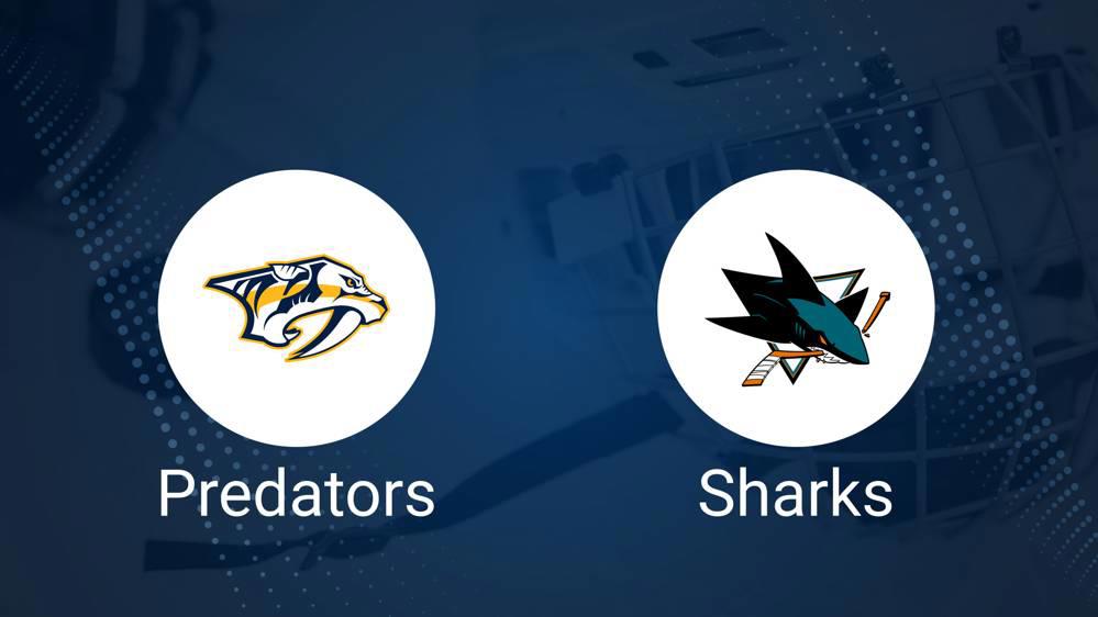 How to Pick the Predators vs. Sharks Game with Odds, Spread, Betting Line and Stats – January 21