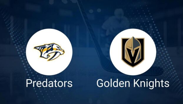 Where to Watch Vegas Golden Knights vs. Nashville Predators on TV or Streaming Live - January 14